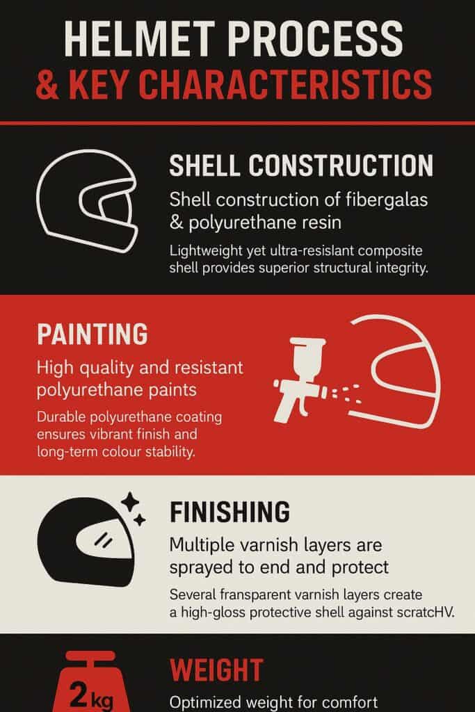 Helmet process & Key characteritics