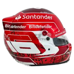 Charles Leclerc 2023 Las Vegas GP F1 replica helmet full size - left view