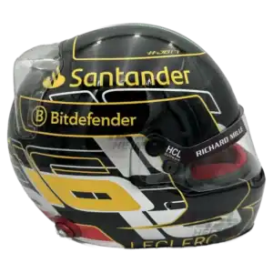 Charles Leclerc 2024 Monza GP F1 replica helmet full size - left-back view