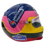 Gilles Villeneuve 1997 F1 replica helmet full size - right-back view