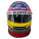 Gilles Villeneuve 1997 F1 replica helmet full size - front view