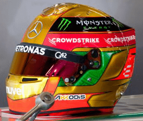 Lewis Hamilton Tribute Helmet