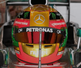 Lewis Hamilton Tribute Helmet