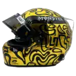 Lando Norris 2025 Gold World Champion F1 replica helmet — right view, collector display model