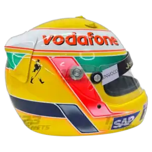 Lewis Hamilton 2008 F1 replica helmet full size - left view