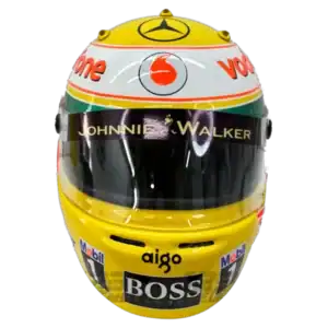 Lewis Hamilton 2008 F1 replica helmet full size - front view