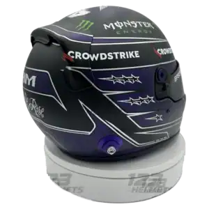 Lewis Hamilton 2021 F1 replica helmet full size - left-front view
