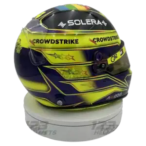 Lewis Hamilton 2024 Spain GP F1 replica helmet full size - left view