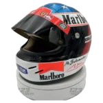 Michael Schumacher 2000 Ferrari F1 replica helmet — left-front view, collector display model
