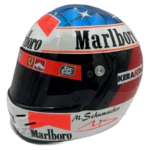 Michael Schumacher 2000 Ferrari F1 replica helmet — left view, collector display model
