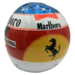 Michael Schumacher 2000 Ferrari F1 replica helmet — right view, collector display model