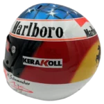 Michael Schumacher 2000 Ferrari F1 replica helmet — right view, collector display model