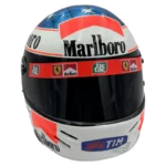 Michael Schumacher 2000 Ferrari F1 replica helmet — back view, collector display model