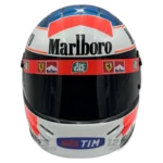 Michael Schumacher 2000 Ferrari F1 replica helmet — front view, collector display model