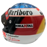 Michael Schumacher 2000 Ferrari F1 replica helmet — interior view, collector display model