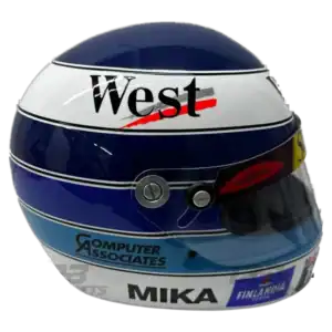 Mika Hakkinen 1998 F1 replica helmet full size - unknown view