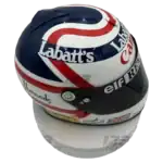 Nigel Mansell 1992 F1 replica helmet full size - left view