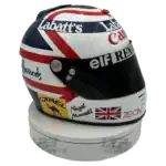 Nigel Mansell 1992 F1 replica helmet full size - right-front view