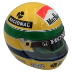 Ayrton Senna 1991 F1 replica helmet full size - unknown view