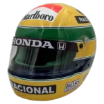 Ayrton Senna 1991 F1 replica helmet full size - unknown view