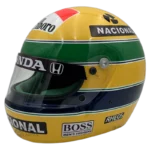 Ayrton Senna 1991 F1 replica helmet full size - unknown view