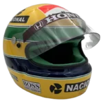 Ayrton Senna 1991 F1 replica helmet full size - unknown view