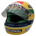 Ayrton Senna 1991 F1 replica helmet full size - unknown view