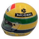 Ayrton Senna 1991 F1 replica helmet full size - unknown view