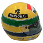 Ayrton Senna 1991 F1 replica helmet full size - unknown view