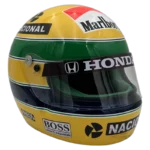 Ayrton Senna 1991 F1 replica helmet full size - unknown view