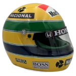 Ayrton Senna 1991 F1 replica helmet full size - unknown view