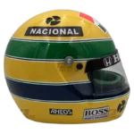 Ayrton Senna 1991 F1 replica helmet full size - right view