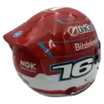 Charles Leclerc 2026 F1 replica helmet full size - unknown view