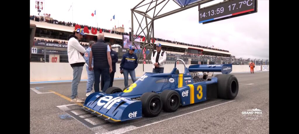 6-wheeled Tyrrell at Grand Prix de France Historique