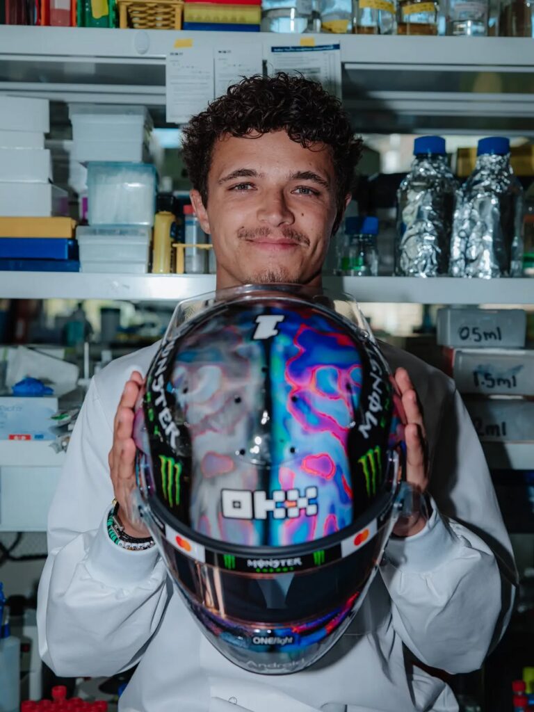 Really proud of this one. I've teamed up with the amazing charity @racingdementia for my helmet this weekend in Canada. Race Against Dementia was founded by the legend that is @sirjackiestewart. Hearing him talk about how dementia has impacted his wife Helen and their family opened my eyes to just