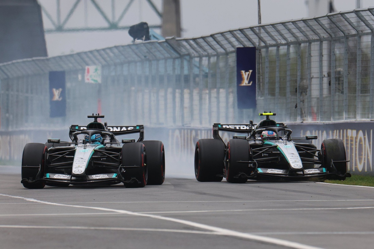"Trust us to race each other" - The message George Russell and Kimi Antonelli had for Mercedes