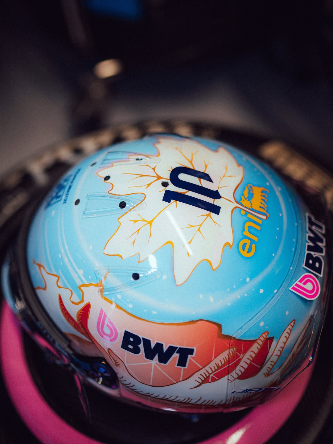 Another race, another @pierregasly special helmet 😍🍁