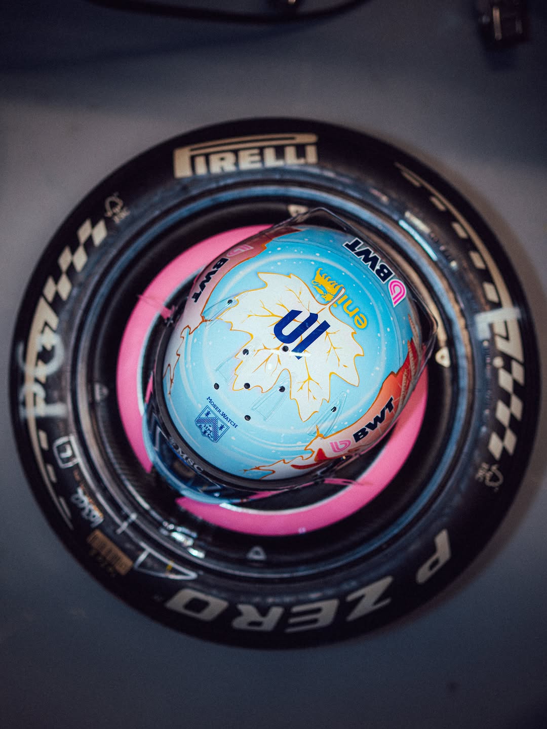 Another race, another @pierregasly special helmet 😍🍁