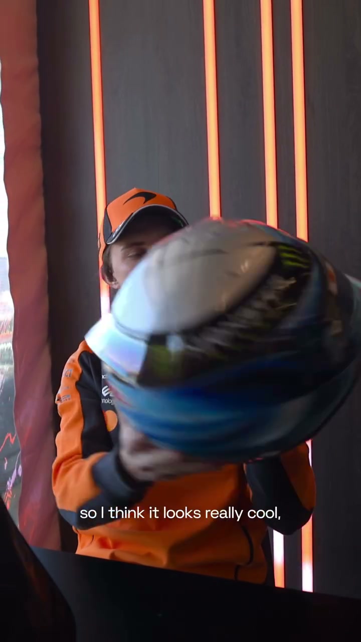 Oscar Piastri Canadian GP 2026 Montreal helmet — design walkthrough video tour