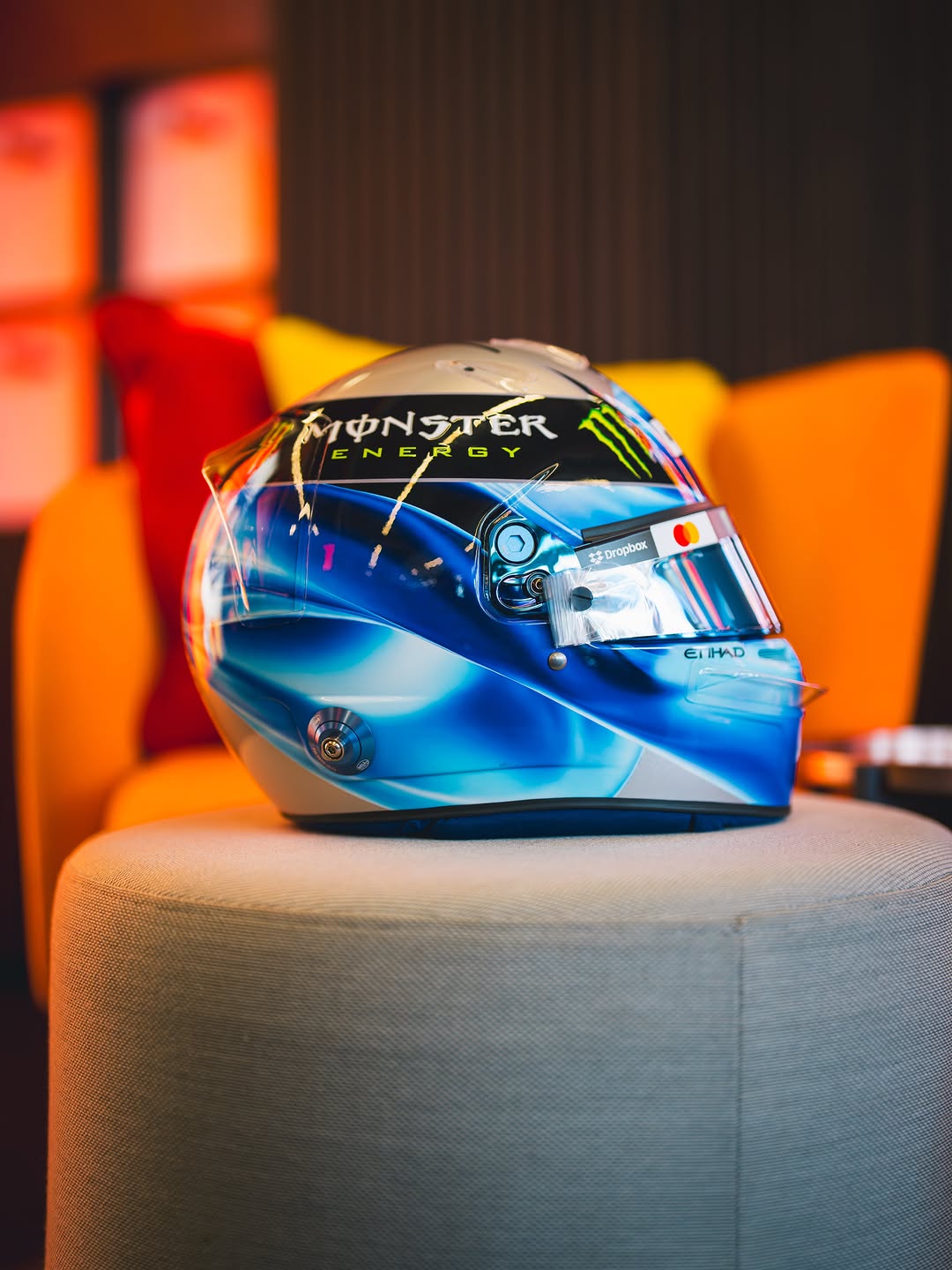 Oscar Piastri Canadian GP 2026 Montreal helmet reveal — Dell partnership McLaren design