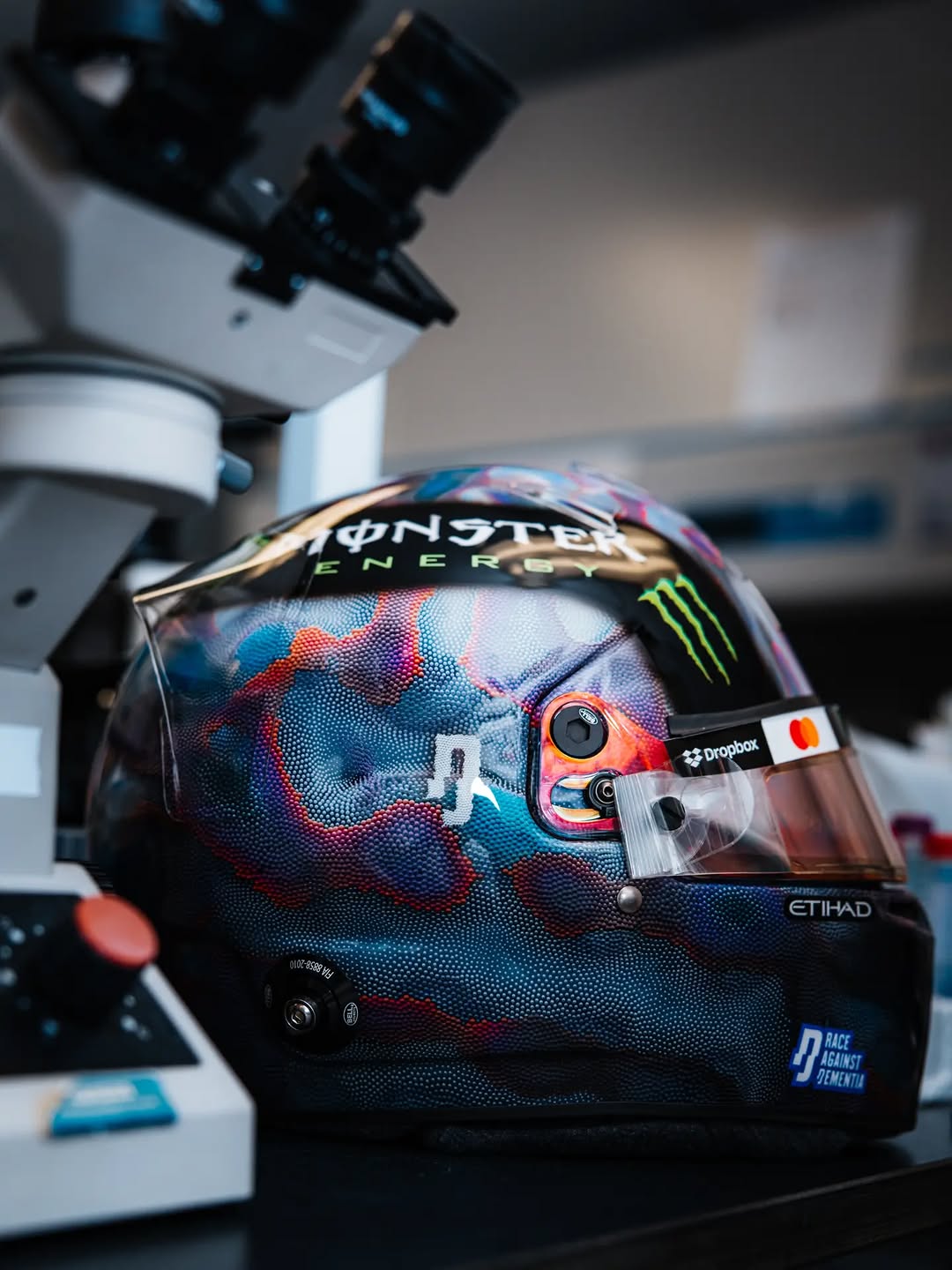 Lando Norris Canadian GP 2026 Montreal helmet reveal — Racing Dementia charity tribute
