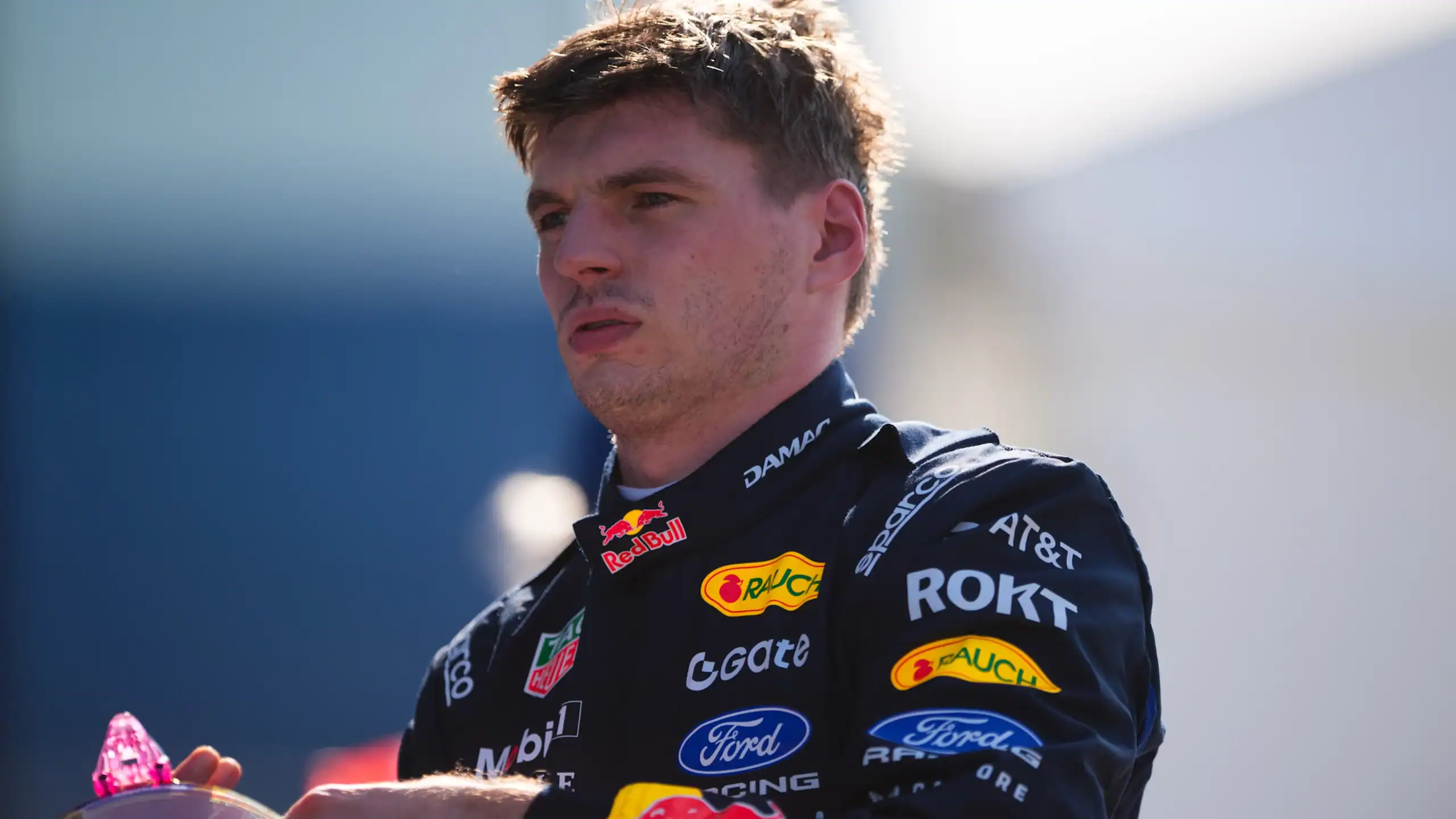 Max Verstappen con su mono Oracle Red Bull Racing en la calificación Sprint del Gran Premio de Miami 2026
