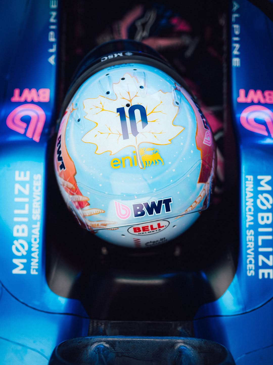 Another race, another @pierregasly special helmet 😍🍁