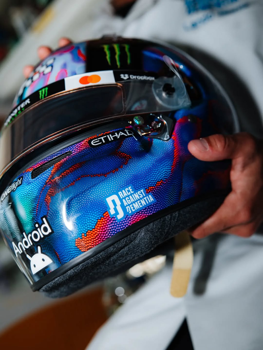 Lando Norris Canadian GP 2026 Montreal helmet reveal — Racing Dementia charity tribute