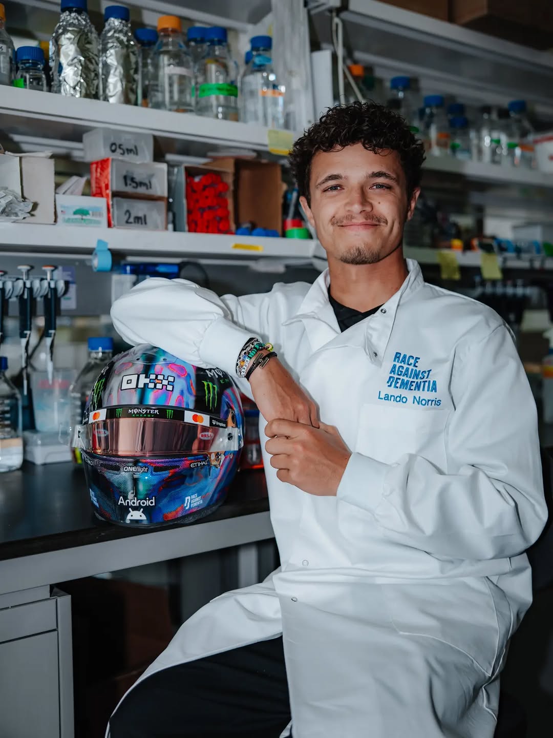 Lando Norris Canadian GP 2026 Montreal helmet reveal — Racing Dementia charity tribute