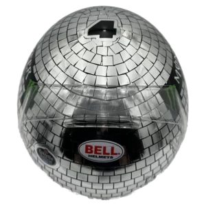 Lando Norris 2025 Miami GP Disco F1 replica helmet full size - interior view