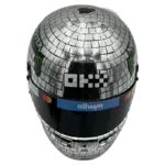 Lando Norris 2025 Miami GP Disco F1 replica helmet full size - unknown view
