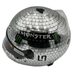 Lando Norris 2025 Miami GP Disco F1 replica helmet full size - interior view