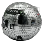 Lando Norris 2025 Miami GP Disco F1 replica helmet full size - interior view