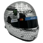 Lando Norris 2025 Miami GP Disco F1 replica helmet full size - interior view